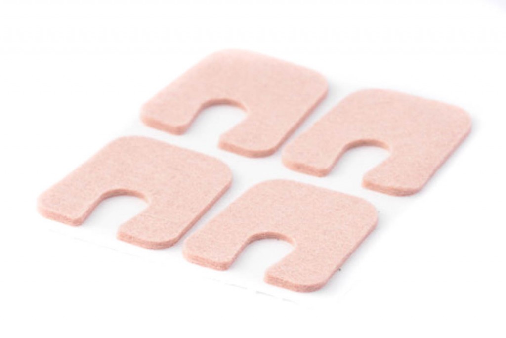 Callus Pad, horse shoe pad, felt horseshoe pad, horse shoe pad, foot pad, metatarsal pad, foot pain, callus, callus prevention. aperture pad 